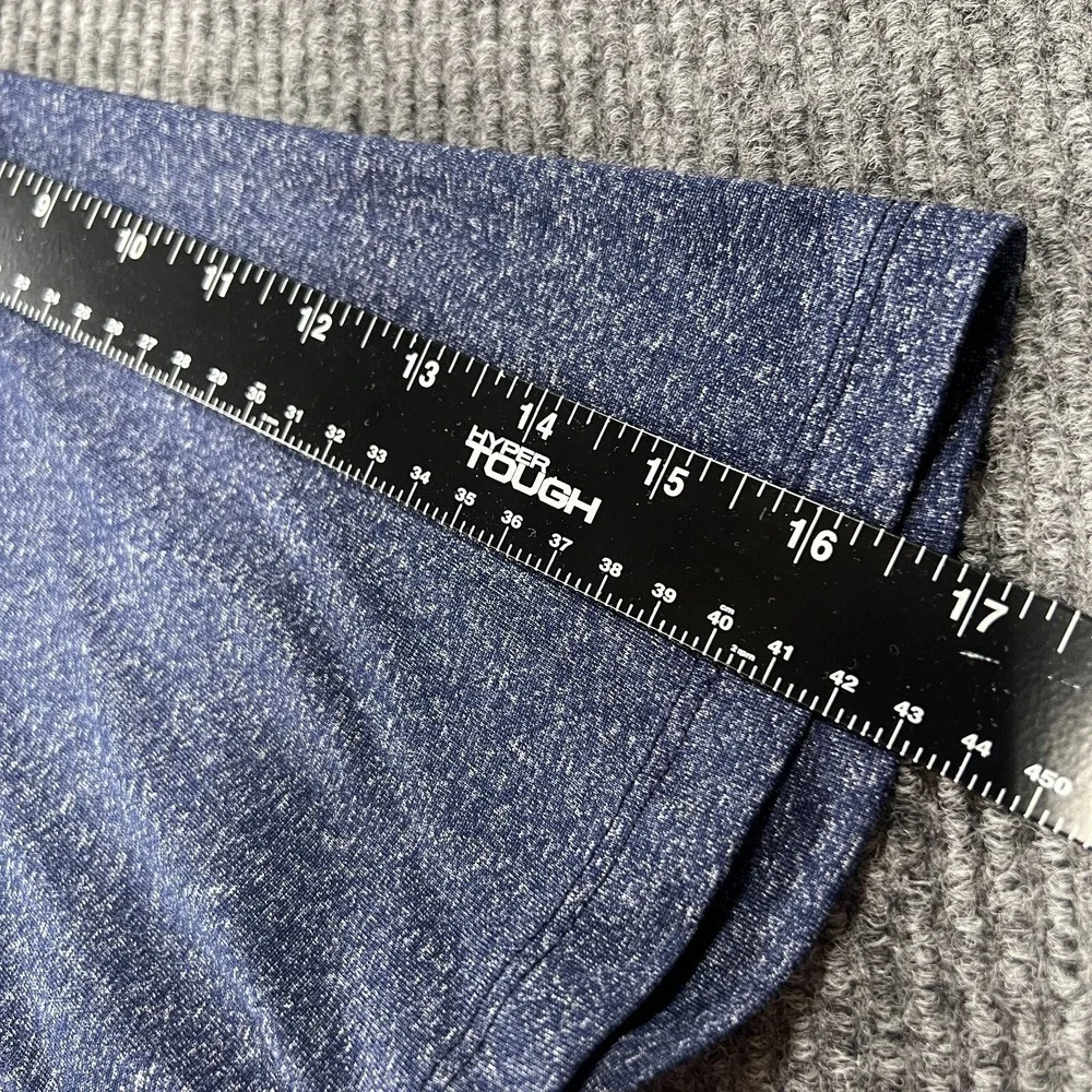 Notre Dame Fighting Irish Shirt Adidas Climalite Mens Large Blue Short Sleeve